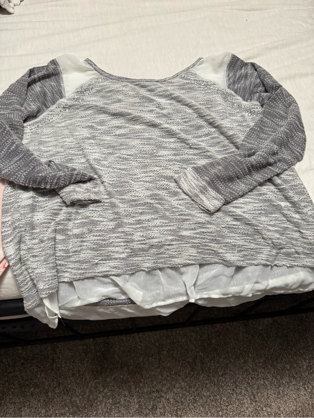 Maurices gray knit top